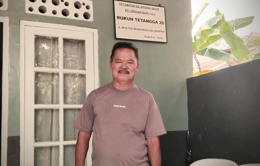 Ketua RT 26 Kampung Baru Ujung.