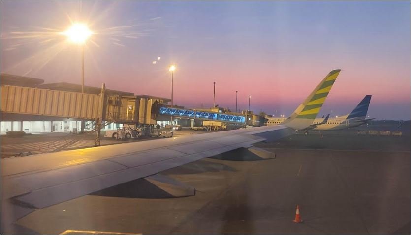 Pesawat boarding