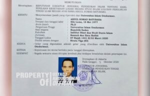 Ijazah UAS