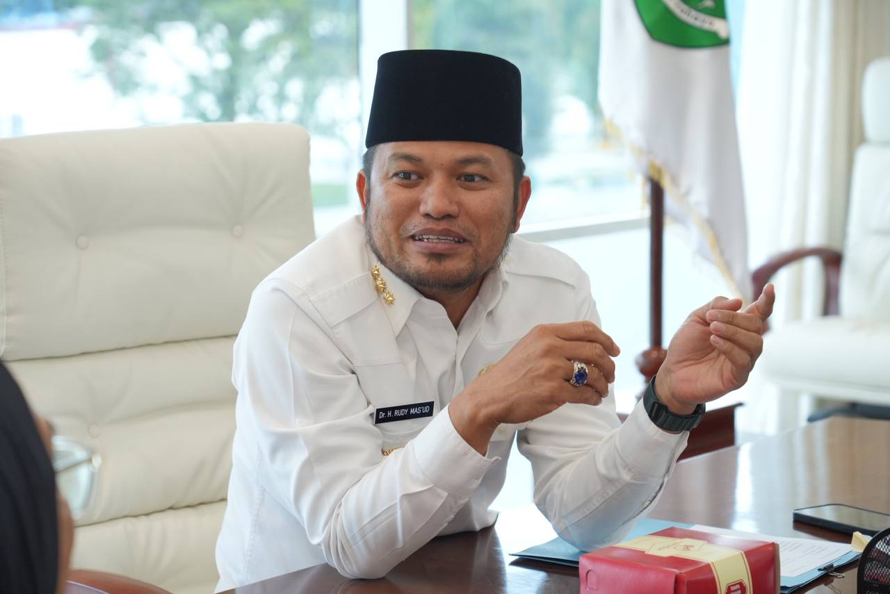 janji Gubernur Kaltim, Rudy Mas’ud.