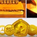 Harga Emas Antam Anjlok Rp33.000 di Hari Buruh, Imbas Koreksi Global dan Penguatan Dolar