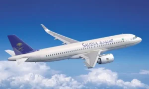 Pesawat Saudi Airlines (Foto : news.espos)