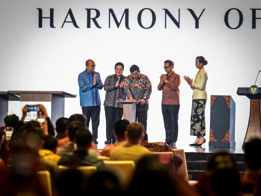 Presiden Prabowo Subianto meresmikan Kawasan Ekonomi Khusus (KEK) Sanur dan Bali International Hospital (BIH) di Kota Denpasar, Provinsi Bali, pada Rabu, 25 Juni 2025. (Foto: BPMI Setpres)