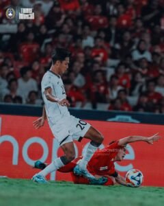 Laga Timnas U-23 Indonesia vs Vietnam yang berakhir 0-1 (foto : PSSI)
