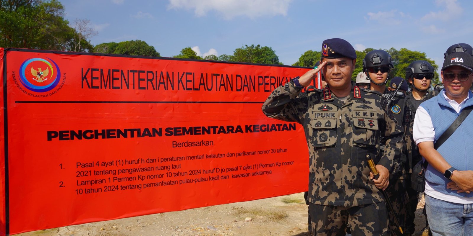 Tiga pulau kecil di Provinsi Kepulauan Riau (Kepri) dihentikan sementara seluruh aktivitas pemanfaatan ruang laut (foto : Kementerian KKP)