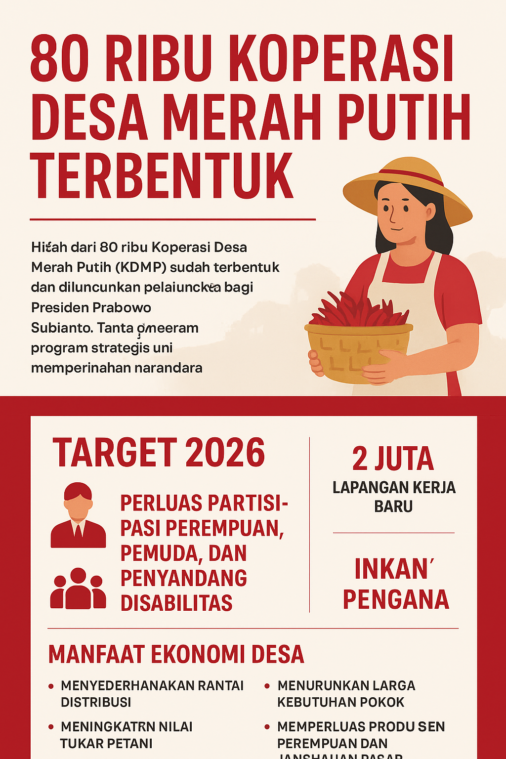 80 ribu Koperasi Merah Putih telah terbentuk / Smartrt.news
