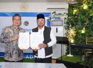 Perjanjian Kerja Sama (PKS) antara Pemprov Kaltim dengan Kanwil BPN Kaltim dan seluruh Kantor Pertanahan (Kantah) kabupaten/kota se-Kaltim, Kamis (6/8/2025) di Harum Resort, Balikpapan. / Pemprov Kaltim
